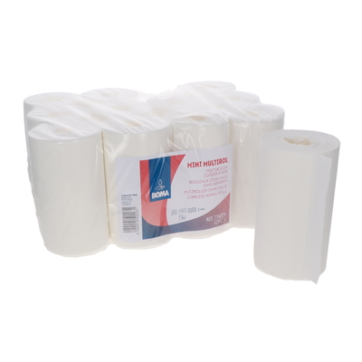 Mini Multirol - virgin tissue - 2 ply - 60 m x 20 cm - WHITE - 12 rolls