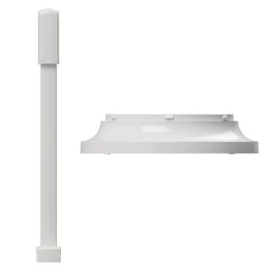 Pédale et socle Terracyclic - 6.5 l - BLANC