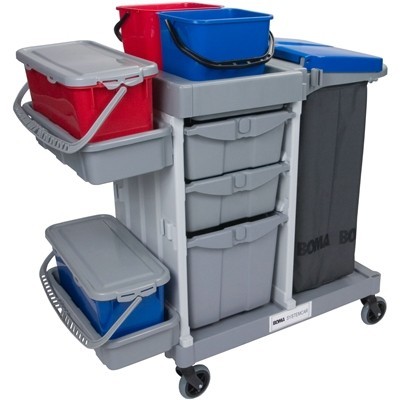 SystemCar 1052 R Top-Down - met rubber wielen en lades
