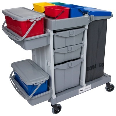 SystemCar 1054 R Top-Down - met rubber wielen en lades