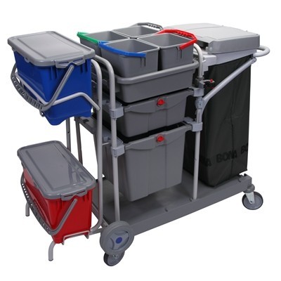 ConceptCar 1054 DL Top-Down + trolley - met standaard wielen en lades met slot/sleutel
