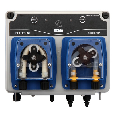 Dosing system Twindose 10 for detergent en rinse agent for dishwashers