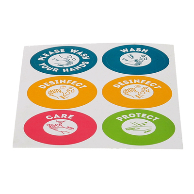 Sticker voor Admire handhygiënedispenser