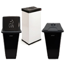 Grandes poubelles sans pédale
