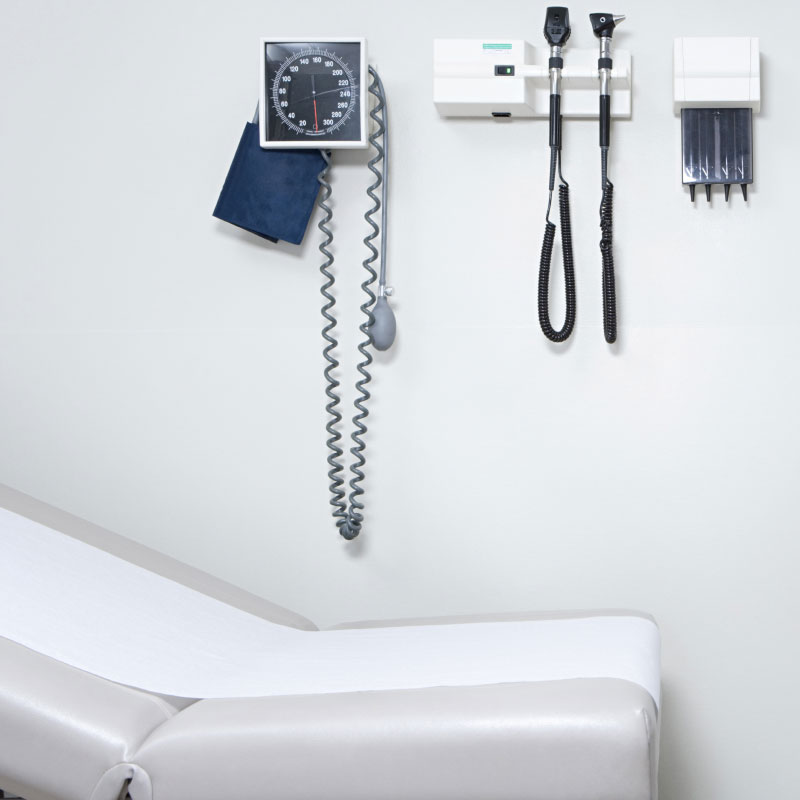 Equipment in a doctor's practice
