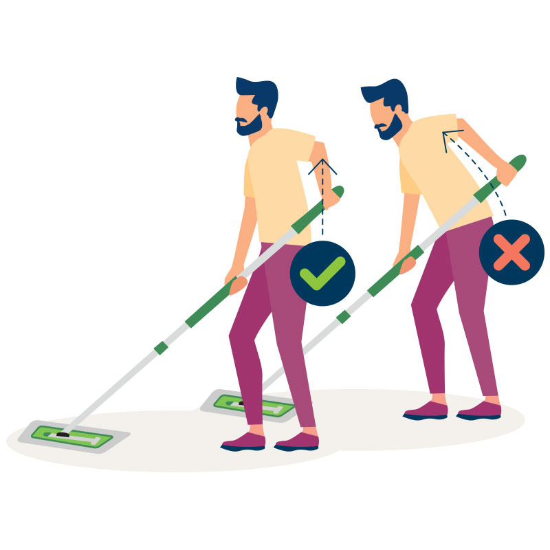 two adult men telling jokes