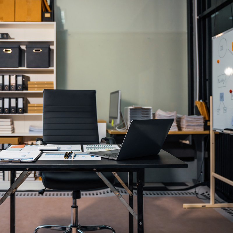 Empty desk