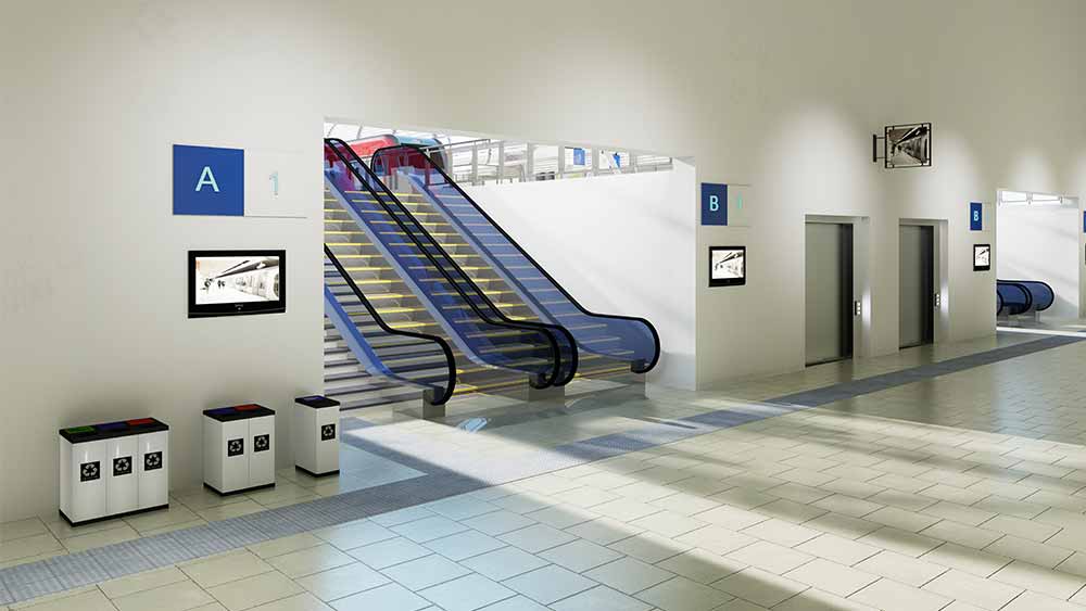 Houd de loopzones netjes