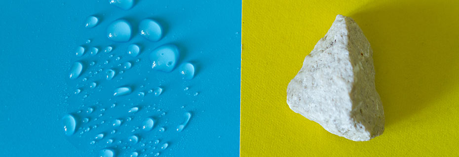 Distinguish between wet and dry areas
