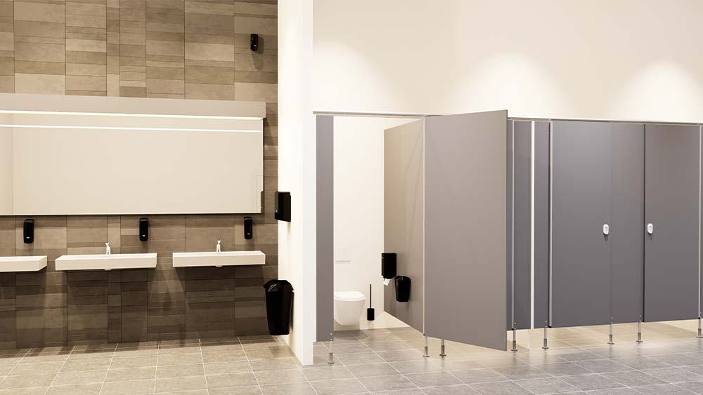 Everything you need for the sanitary facilities at your swimming pool