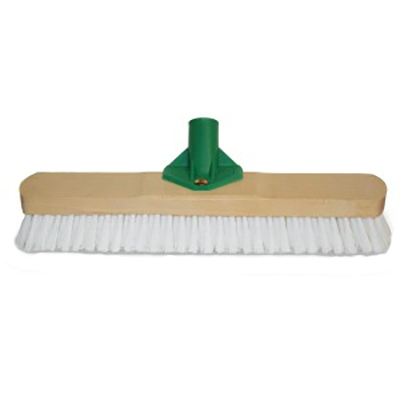 105051: Brosse  rcurer polyamide avec fixe-manche - 32 cm