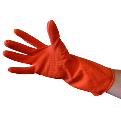 119325: Gants de ménage - ROUGE - MEDIUM