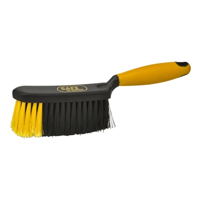 170425: Balayette industrie douce - 28 cm - NOIR/JAUNE
