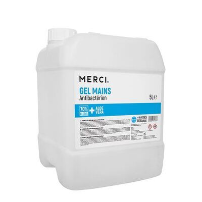 200354: Gel hydro-alcoolique " Merci " - 5 l