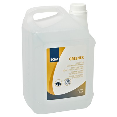 750060: Greenex nettoyant pour dépôts et moisissures - 5 l  (BE: BE-REG-00152, NL: 14485N, FR: 42594, LUX: 1