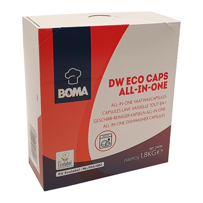 214190: DW Eco Caps All In One capsules lave-vaisselle - 1,8 kg - 100 pièces