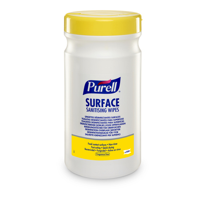 253014: Lingettes désinfectantes Purell Surface - 200 pièces