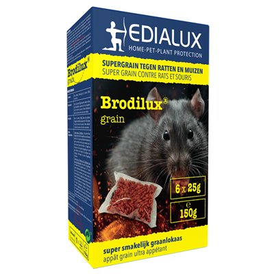 260046: Poison pour souris et rats - 6 x 25 g (BE2018-0005, 198/18/L-000) (Lot: 318537)