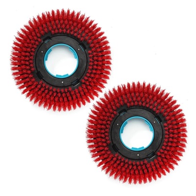 454395: Set de deux brosses Nylon rouges dures pour I-Mop Lite