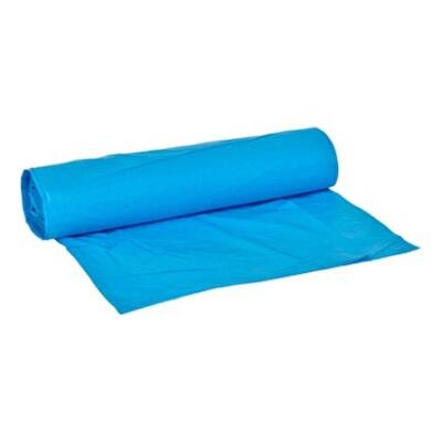 620090: Sac HD - 90 x 120 cm - T40 - 195 l - BLEU - rouleau 20 pièces
