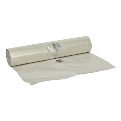 625382: Sac BD - 70 x 110 cm - T45 - 115 l - TRANSPARENT - rouleau 25 pièces