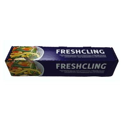 670256: Film alimentaire étirable en boîte distributrice - 30 cm x 300 m