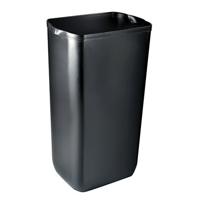 650350: Admire poubelle murale déchtets-papier sans couvercle - 23 l - NOIR