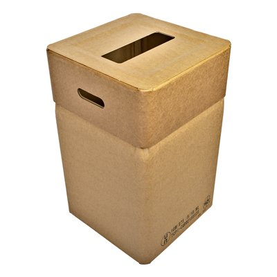 750286: Bomabin Select Cardboard - 82 l - couvercle à ouverture rectangulaire