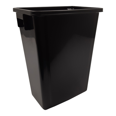750342: Poubelle pour Bomabin Select Flat/Dome - 60 l - NOIR