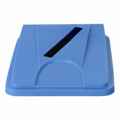 750343: Couvercle "papiers" pour poubelle Bomabin Select Flat - BLEU
