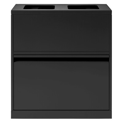 650347: Bomabin Select Bica - 80 l - NOIR - ouvert