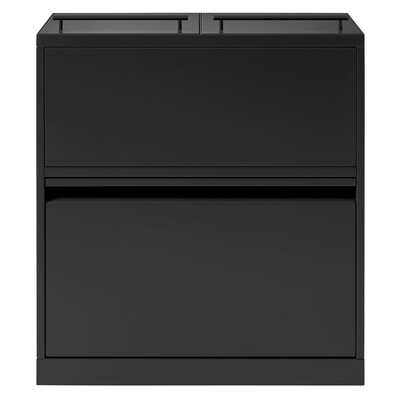 650347: Bomabin Select Bica - 80 l - NOIR - couvercle