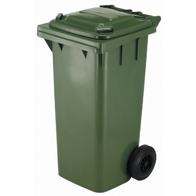 751264: Conteneur mini avec 2 roues - 240 l - VERT