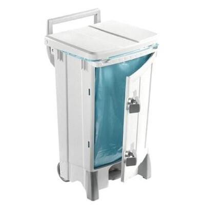 753371: Bomabin Select Pedal Classic Ergo - 90 l - BLANC - sans couvercle