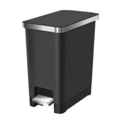 755451: Admire Poubelle à pédale - 10 l - NOIR