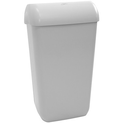 757016: Lago poubelle murale déchets-papier - 23 l - BLANC