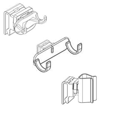 761150: Set clips pour accessoires C-shuttle