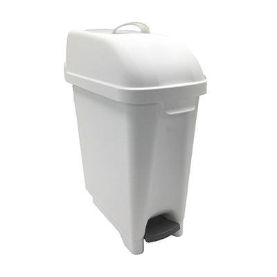 774907: Admire poubelle hygiène féminine - 10 l - modèle au sol - BLANC