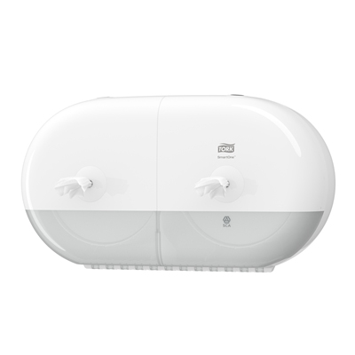 770000: Distributeur Papier toilette Tork SmartOne Twin Mini T9 - BLANC - 682000